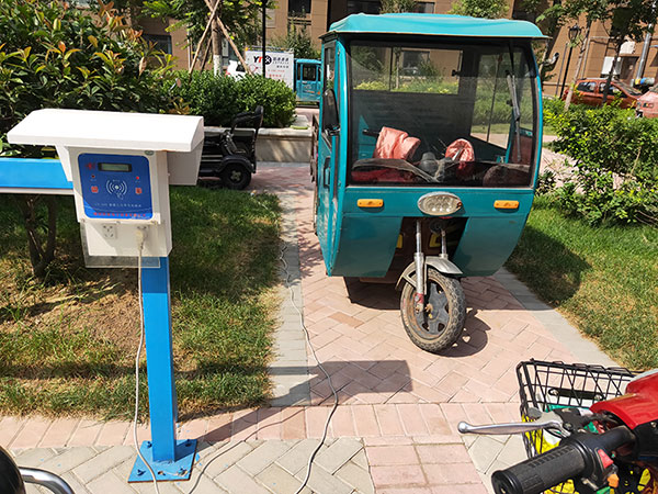 民生鳳凰城2路大功率充電插座安裝案例圖2